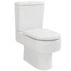 Nuie Ambrose White Semi Flush To Wall Pan & Cistern - CPV006