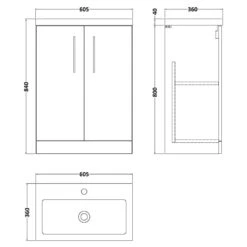Nuie Arno Compact Electric Blue 600mm Floor Stading 2-Door Vanity Unit & Polymarble Basin 5 Nuie Arno Compact Electric Blue 600mm Floor Stading 2-Door Vanity Unit & Polymarble Basin -Household Goods Shop nuie arno compact electric blue 600mm floor stading 2 door vanity unit polymarble basin p58279 265625 image