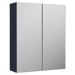 Nuie Arno Electric Blue 600mm Mirror Unit (50/50) - OFF1717