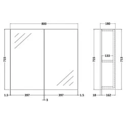 Nuie Arno Electric Blue 600mm Mirror Unit (50/50) - OFF1717 5 Nuie Arno Electric Blue 600mm Mirror Unit (50/50) - OFF1717 -Household Goods Shop nuie arno electric blue 600mm mirror unit 50 50 off1717 p57980 267097 image