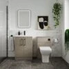 Nuie Arno Solace Oak Bathroom Suite Set