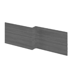 Nuie Athena Anthracite Woodgrain 1700mm Square Shower Bath Front Panel - MPD535