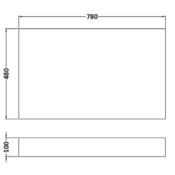 Nuie Athena Anthracite Woodgrain 800mm Bath End Panel - MPD513 -Household Goods Shop nuie athena anthracite woodgrain 800mm bath end panel mpd513 p30415 147825 image