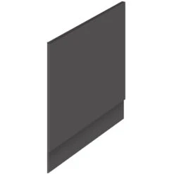 Nuie Athena Gloss Grey 800mm Bath End Panel - OFF972