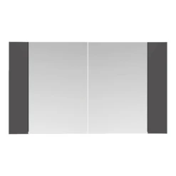 Nuie Athena Gloss Grey Bathroom Suite Set 3 -Household Goods Shop nuie athena gloss grey bathroom suite set 3 p69685 299630 image