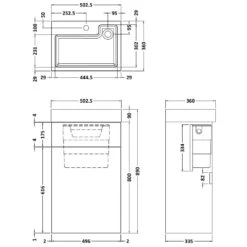 Nuie Athena Natural Oak 2 In 1 WC Vanity Unit, Basin, Cistern & BTW Toilet 13 Nuie Athena Natural Oak 2 In 1 WC Vanity Unit, Basin, Cistern & BTW Toilet -Household Goods Shop nuie athena natural oak 2 in 1 wc vanity unit basin cistern btw toilet p33601 163952 image