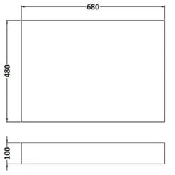Nuie Athena Natural Oak 700mm Bath End Panel - MPC611 -Household Goods Shop nuie athena natural oak 700mm bath end panel mpc611 p29557 147813 image