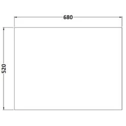 Nuie Athena Natural Oak Square Shower Bath End Panel - MPC631 -Household Goods Shop nuie athena natural oak square shower bath end panel mpc631 p30420 147837 image