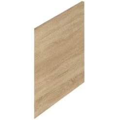 Nuie Athena Natural Oak Square Shower Bath End Panel - MPC631