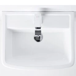 Nuie Bliss 520x425 1th White Basin & Semi Pedestal CBL011 -Household Goods Shop nuie bliss 520x425 1th white basin semi pedestal cbl011 p30927 150062 image