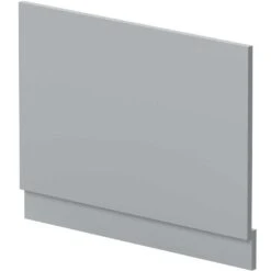 Nuie Blocks Satin Grey 750mm Bath End Panel - MOF271