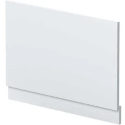 Nuie Blocks Satin White 800mm Bath End Panel - MOF172