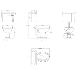 Nuie Carlton White Low Level WC Toilet, Flush Pipe Kit & Chrome Hinges Seat 8 Nuie Carlton White Low Level WC Toilet, Flush Pipe Kit & Chrome Hinges Seat -Household Goods Shop nuie carlton white low level wc toilet flush pipe kit chrome hinges seat p33450 162761 image