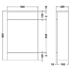 Nuie Eden Gloss White 500x200mm Back To Wall Unit, Cistern, Pan & Seat 12 Nuie Eden Gloss White 500x200mm Back To Wall Unit, Cistern, Pan & Seat -Household Goods Shop nuie eden gloss white 500x200mm back to wall unit cistern pan seat p31246 201762 image