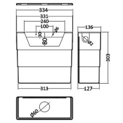 Nuie Eden Gloss White 600mm Basin 2 Bathroom Furniture Solution Pack -Household Goods Shop nuie eden gloss white 600mm basin 2 bathroom furniture solution pack p31279 155280 image