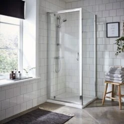 Nuie Ella Bi-Fold Shower Door 800mm - ERBD80