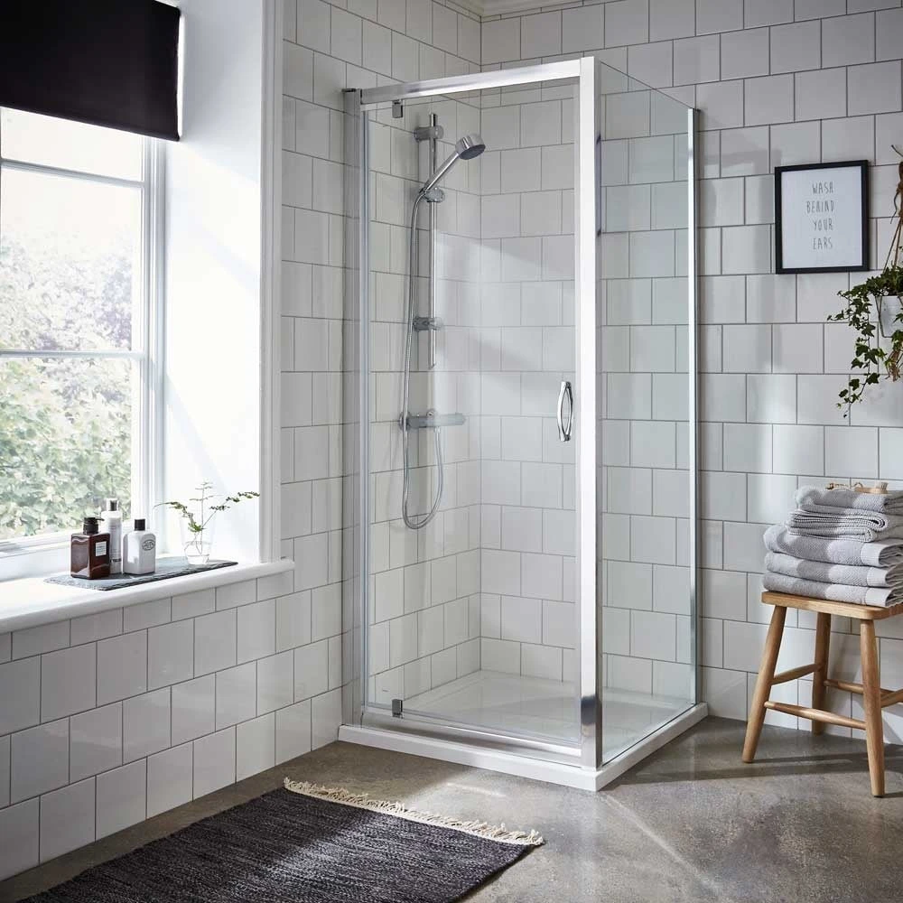 Nuie Ella Pivot Shower Door 800mm - ERPD80 3 Nuie Ella Pivot Shower Door 800mm - ERPD80 - Image 3