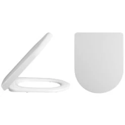 Nuie Harmony White Close Coupled Toilet Pan, Cistern & Soft Close Seat -Household Goods Shop nuie harmony white close coupled toilet pan cistern soft close seat p30959 150321 image