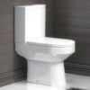 Nuie Harmony White Close Coupled Toilet Pan, Cistern & Soft Close Seat