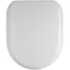 Nuie Luxury White D Shaped Soft Close Toilet Seat - NTS004