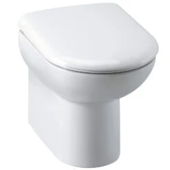 Nuie Mayford Gloss White 600x300mm Back To Wall Unit, Cistern, Pan & Seat -Household Goods Shop nuie mayford gloss white 600x300mm back to wall unit cistern pan seat p31244 154601 image