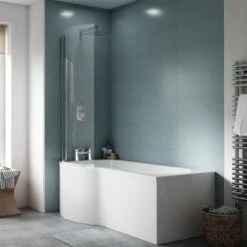 Nuie P Shaped Bath Front Panel 1600mm - WBP203