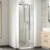 Nuie Pacific Bi-Fold Shower Door 1100mm - AQBD11