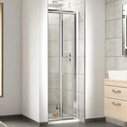 Nuie Pacific Bi-Fold Shower Door 900mm - AQBD9