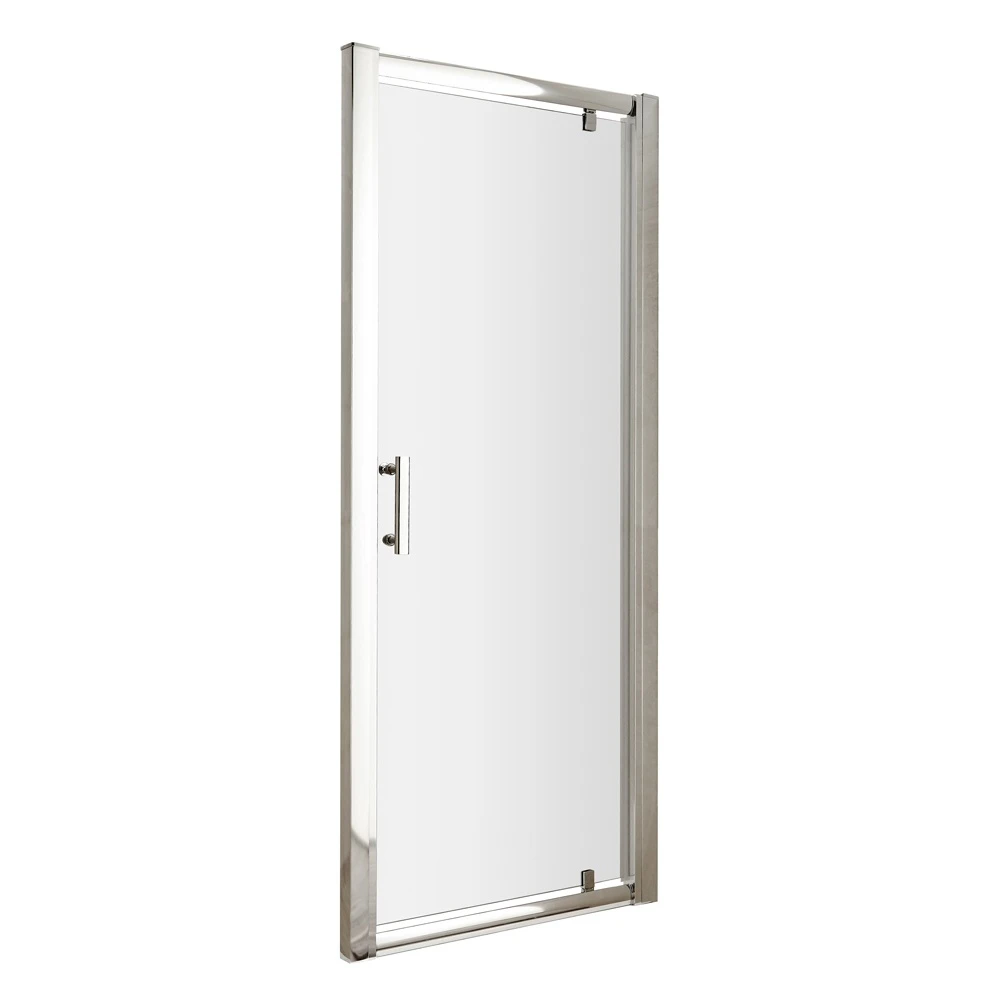 Nuie Pacific Chrome Pivot Door Shower Enclosure 800x1000x6mm 2 Nuie Pacific Chrome Pivot Door Shower Enclosure 800x1000x6mm - Image 2