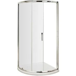 Nuie Pacific Chrome Single Entry Quadrant Shower Enclosure 860x860mm -Household Goods Shop nuie pacific chrome single entry quadrant shower enclosure 860x860mm p50561 234290 image