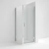 Nuie Pacific Hinged Shower Door With Handle 760mm - AQHD76H3