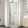 Nuie Pacific Pivot Shower Door 900mm - AQPD90
