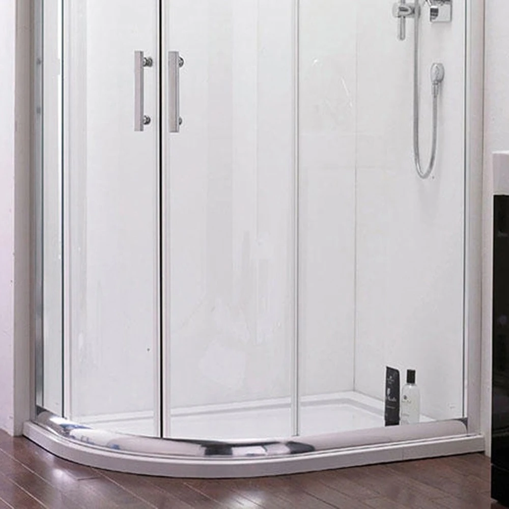 Nuie Pearlstone Offset Quad Low Profile Shower Tray LH 900x760mm - NTP101 2 Nuie Pearlstone Offset Quad Low Profile Shower Tray LH 900x760mm - NTP101 - Image 2