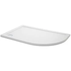 Nuie Pearlstone Offset Quad Low Profile Shower Tray RH 900x800mm - NTP104