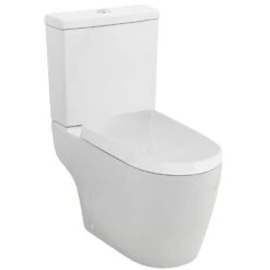Nuie Provost White Semi Flush To Wall Pan & Cistern - CPV005