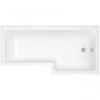 Nuie Square L Shape Single Ended Bath RH 1598x855x705