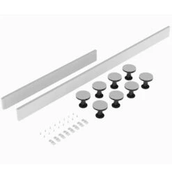 Nuie White Legs & Plinth Kit For Rectangular Tray 1100-1200mm LEG3W