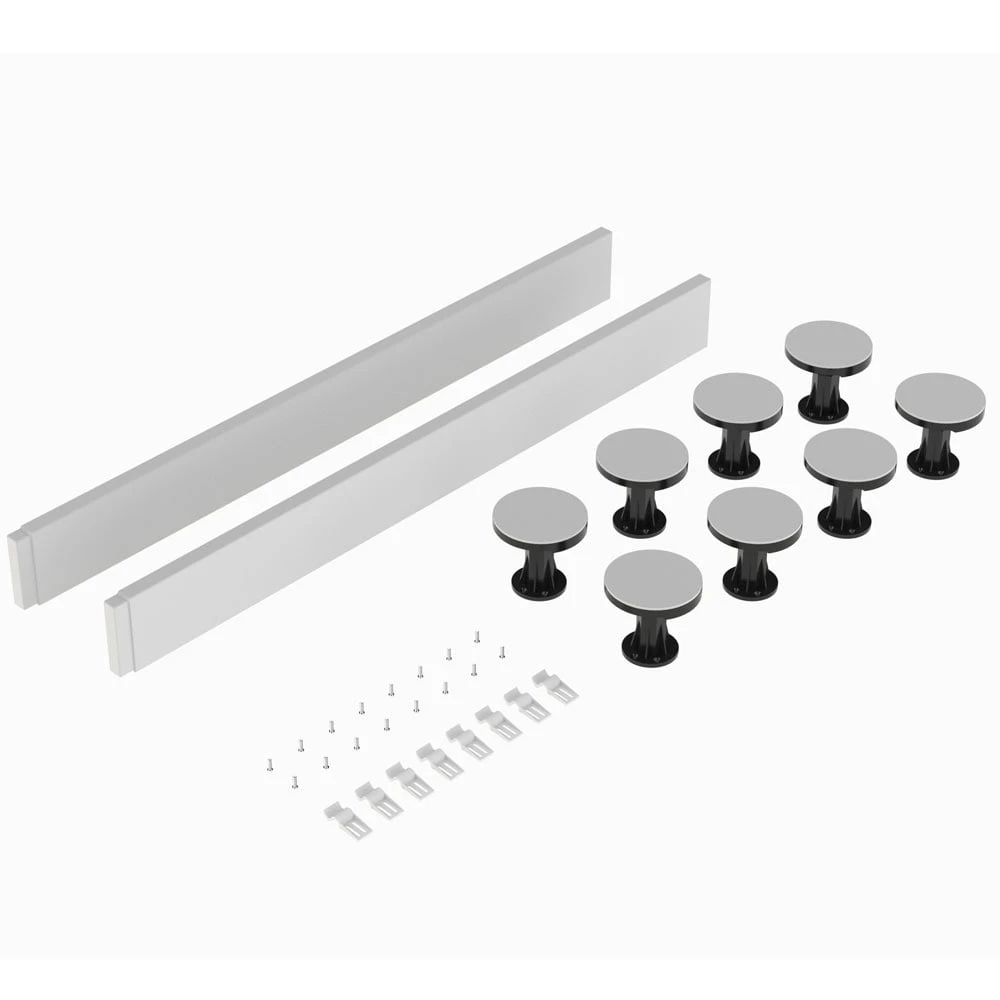 Nuie White Legs & Plinth Kit For Square & Rectangular Tray 1000mm LEG2W 1 Nuie White Legs & Plinth Kit For Square & Rectangular Tray 1000mm LEG2W