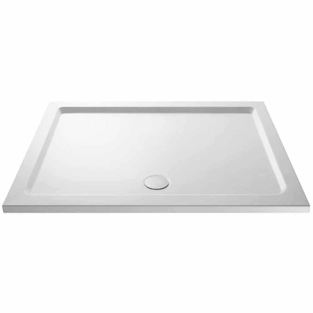 Nuie White Rectangular Shower Tray 1500x700mm - NTP041 1 Nuie White Rectangular Shower Tray 1500x700mm - NTP041