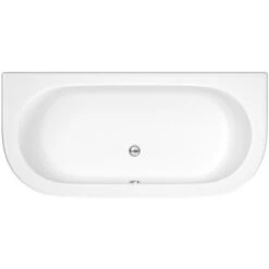 Featured Products 18 Nuie White Shingle Back To Wall Double Ended Bath & Front Panel 1700x750