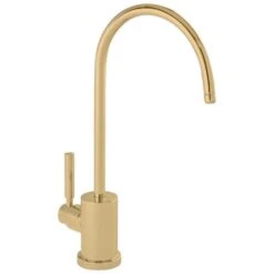 Perrin & Rowe Contemporary Mini Lever Satin Brass Kitchen Sink Filter Tap 1601SB
