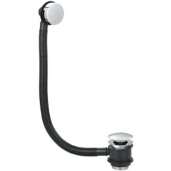 RAK Chrome Round Click Clack Bath Waste & Overflow - RAKL9022