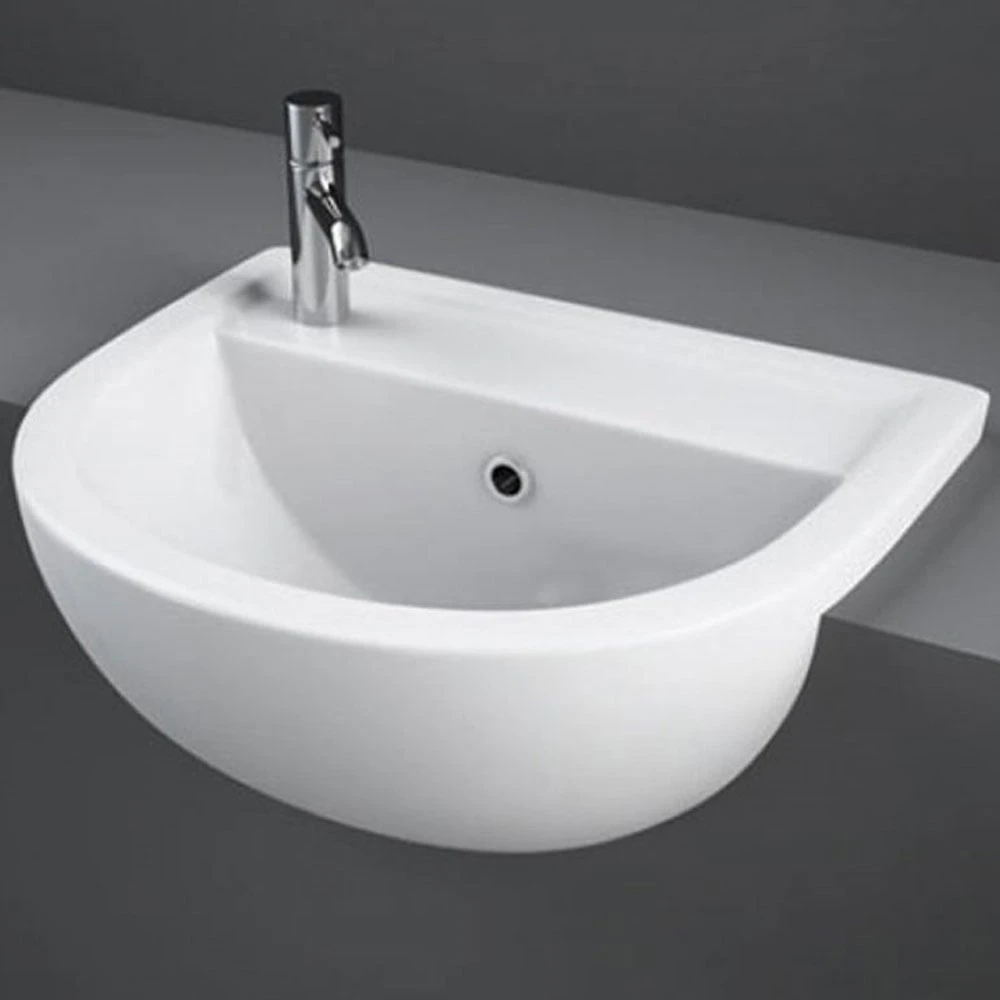 RAK Compact 400x325 1th Alpine White Cloakroom Basin - COMSLWB1LH 1 RAK Compact 400x325 1th Alpine White Cloakroom Basin - COMSLWB1LH