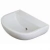 RAK Compact Special Needs 500x390 0th White HO Cloakroom Basin - COM50BASSNHO