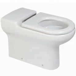 RAK Compact Special Needs White Extended Rimless Back To Wall WC Pan - COMBTW700