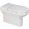 RAK Compact Special Needs White Extended Rimless Back To Wall WC Pan - COMBTW750