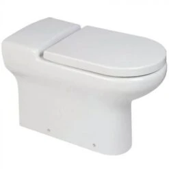 RAK Compact Special Needs White Extended Rimless Back To Wall WC Pan - COMBTW750