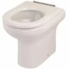 RAK Compact Special Needs White Rimless Back To Wall Toilet Pan - COM425BTWPAN