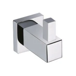 RAK Cubis Silver Wall Mounted Robe Hook - RAKCUB9909