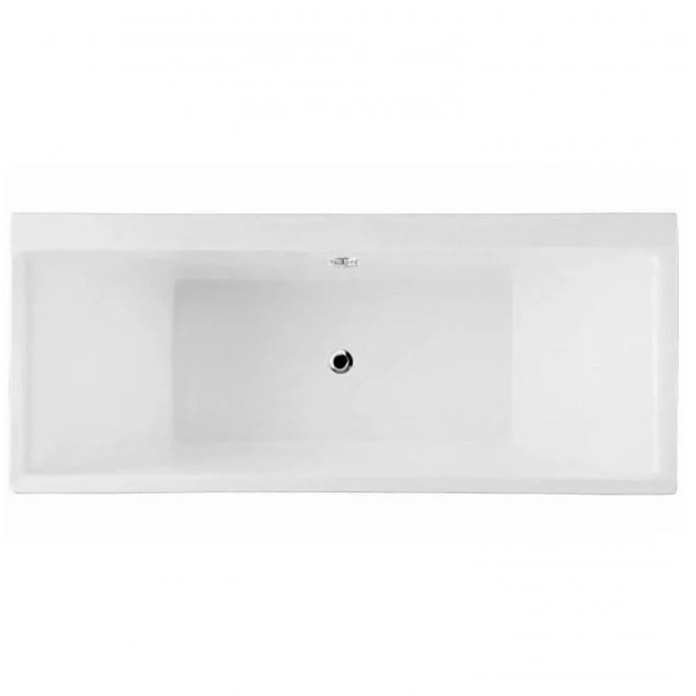RAK Evolution Alpine White Double Ended Rectangular Bath 1750x750mm - NEVOBATH 1 RAK Evolution Alpine White Double Ended Rectangular Bath 1750x750mm - NEVOBATH